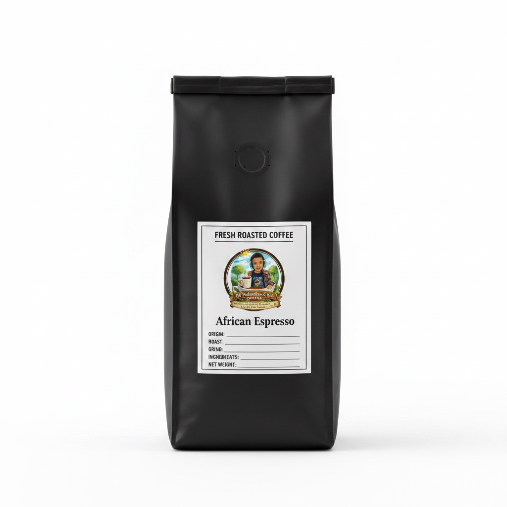 African Espresso Coffee Bag