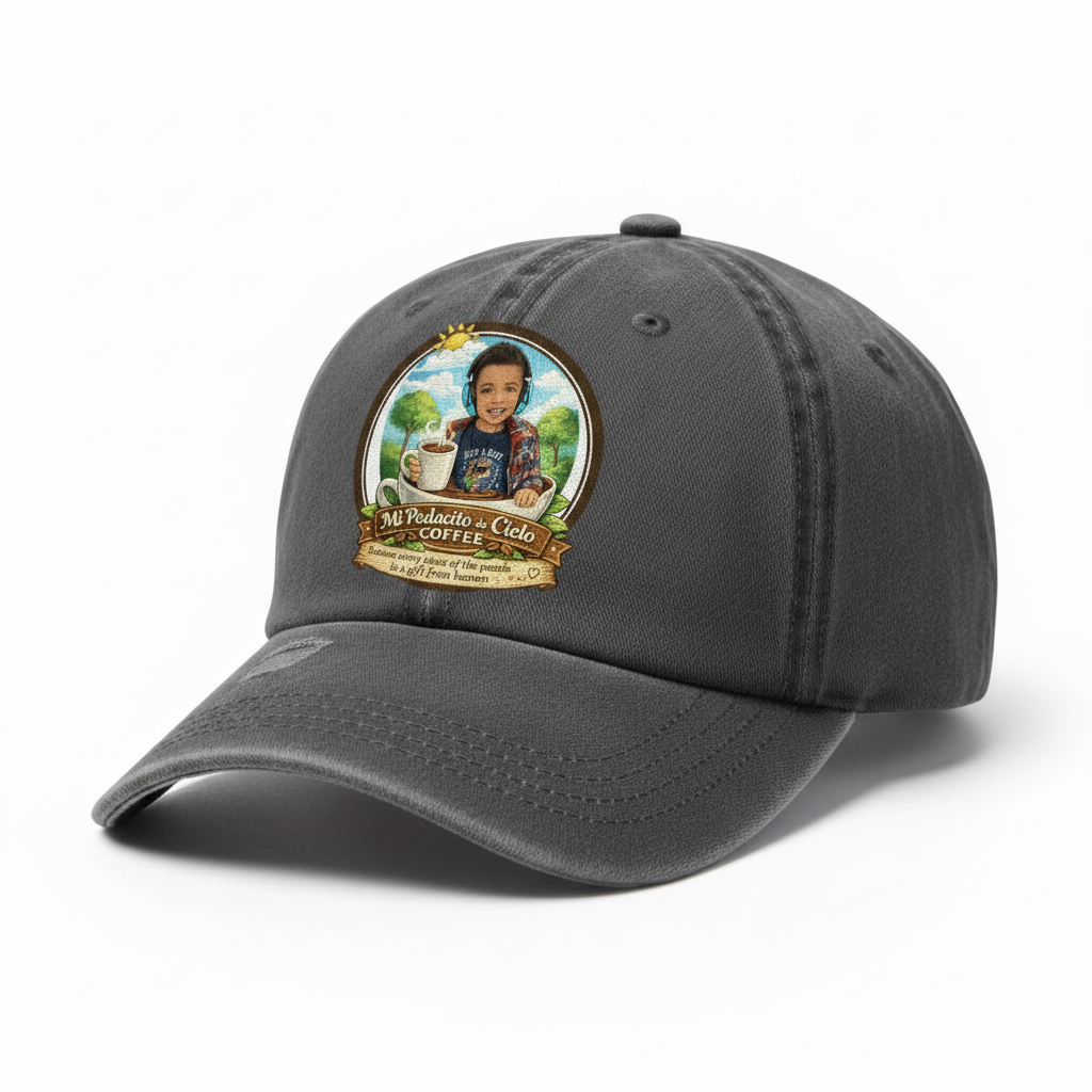Distressed Dad Hat - Charcoal Grey