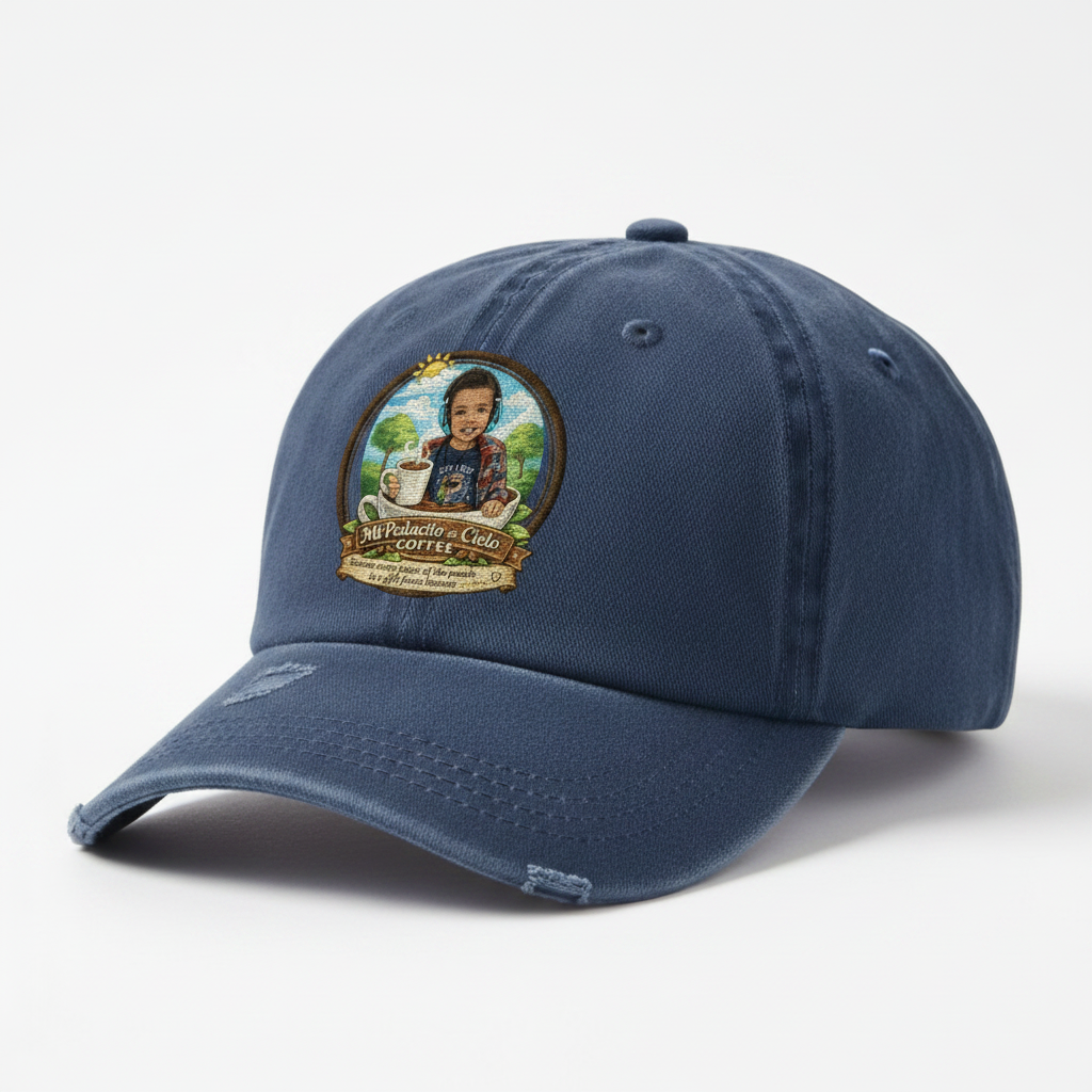 Distressed Dad Hat - Navy