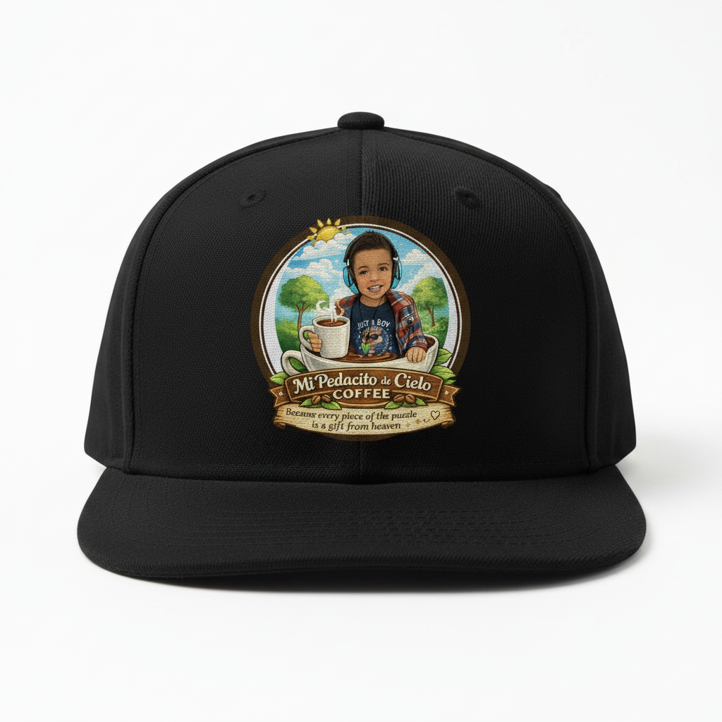Snapback Hat - Black