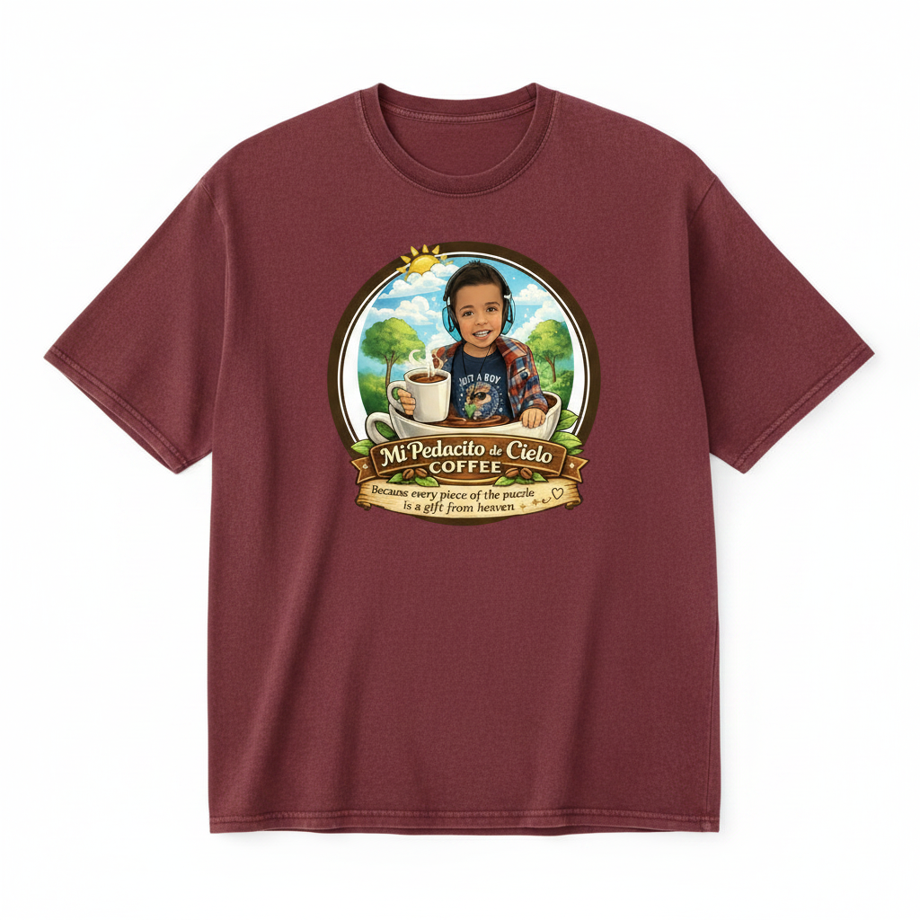 Unisex Oversized T-Shirt - Washed Maroon