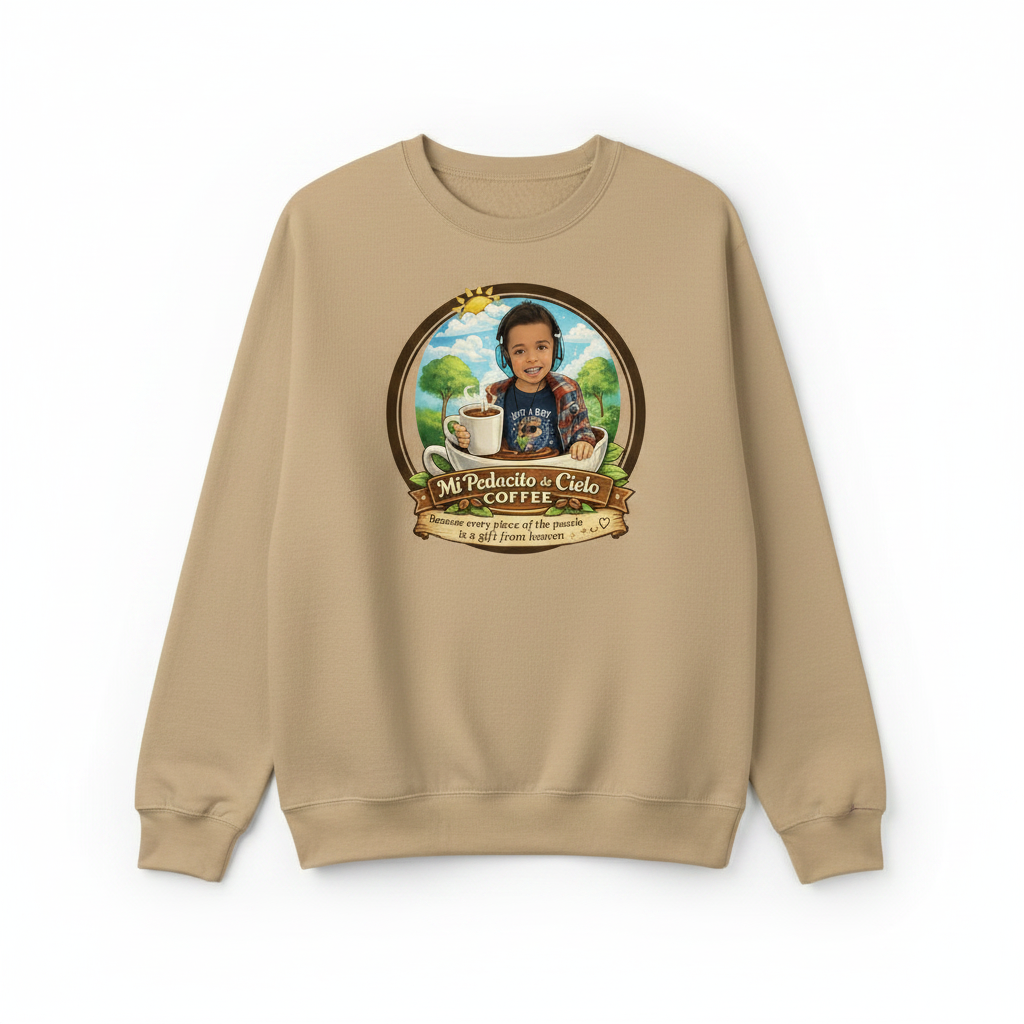 Unisex Organic Mid-Weight Sweatshirt - Desert Dust