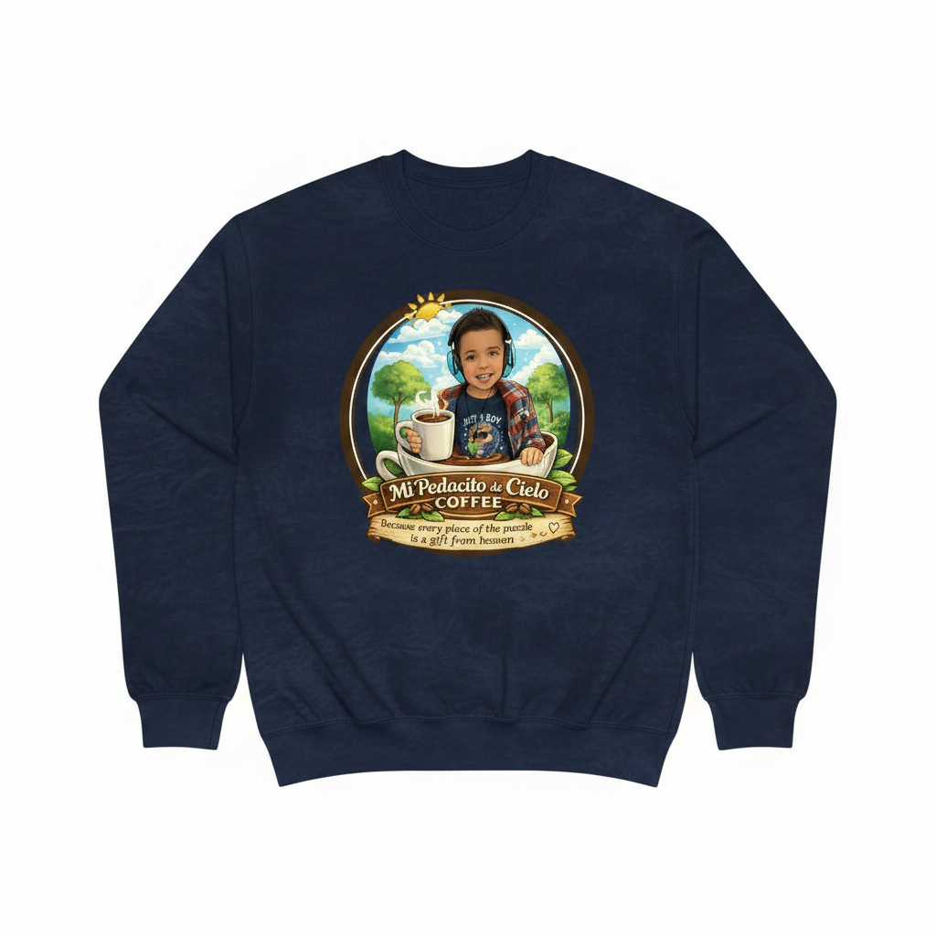 Unisex Garment-Dyed Sweatshirt - True Navy