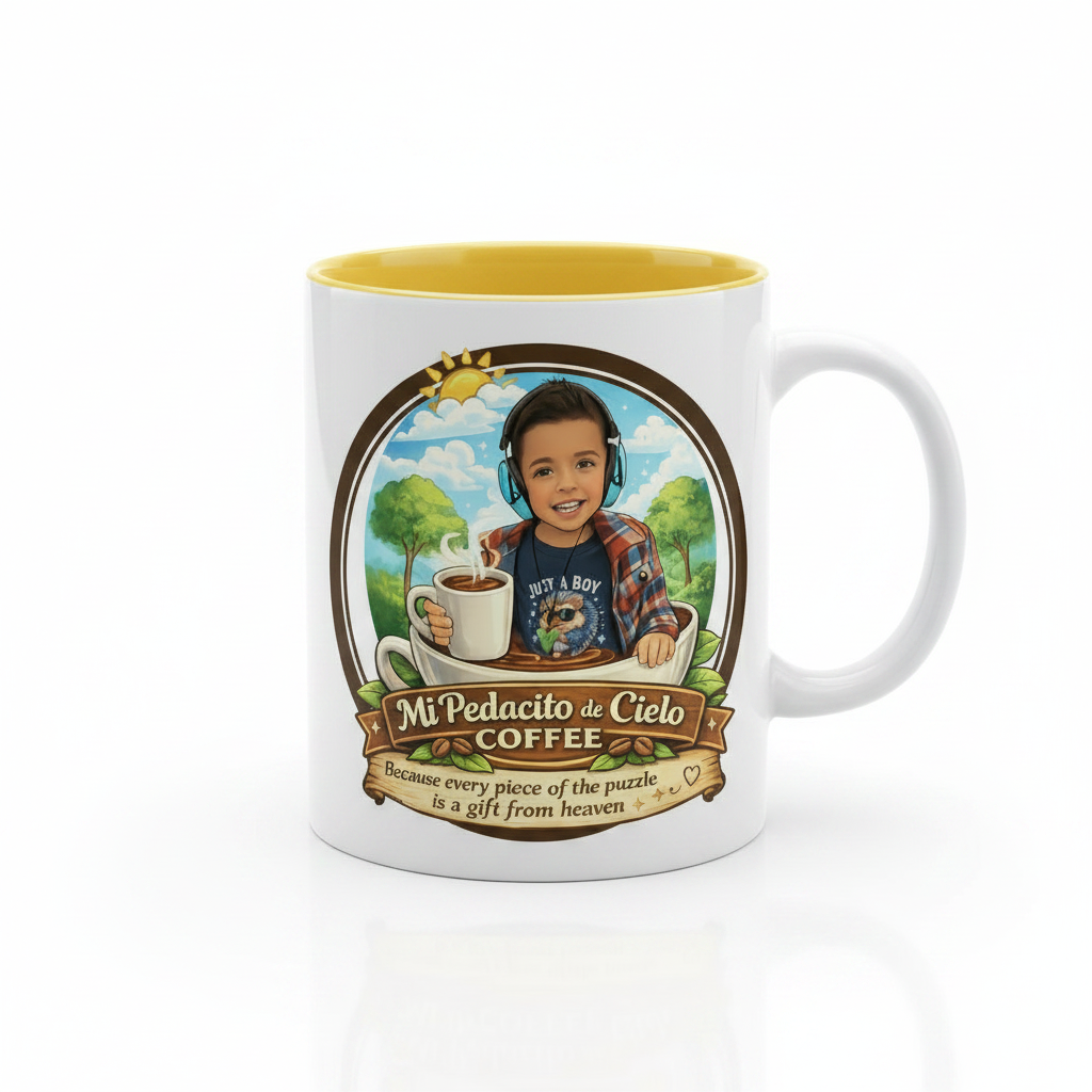 Mug with Color Inside - Golden Yellow