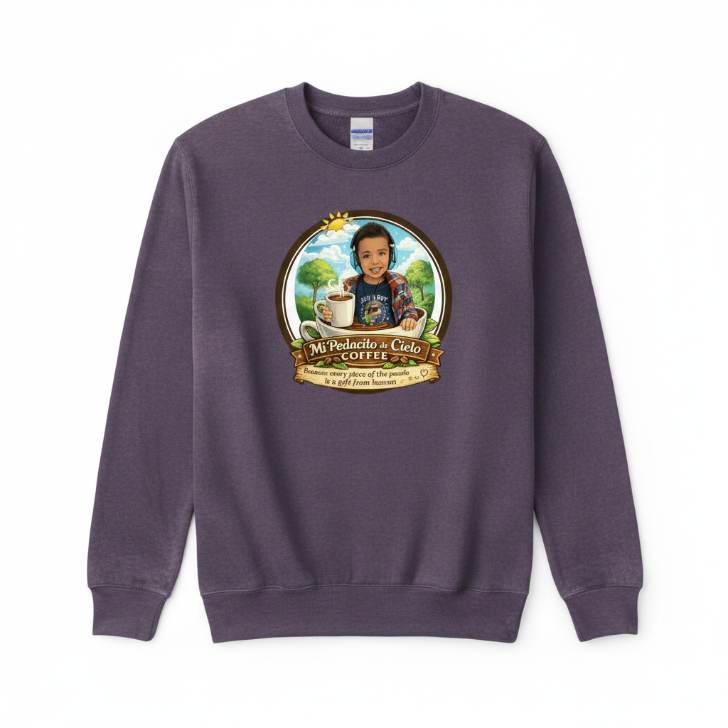 Unisex Garment-Dyed Sweatshirt - Violet
