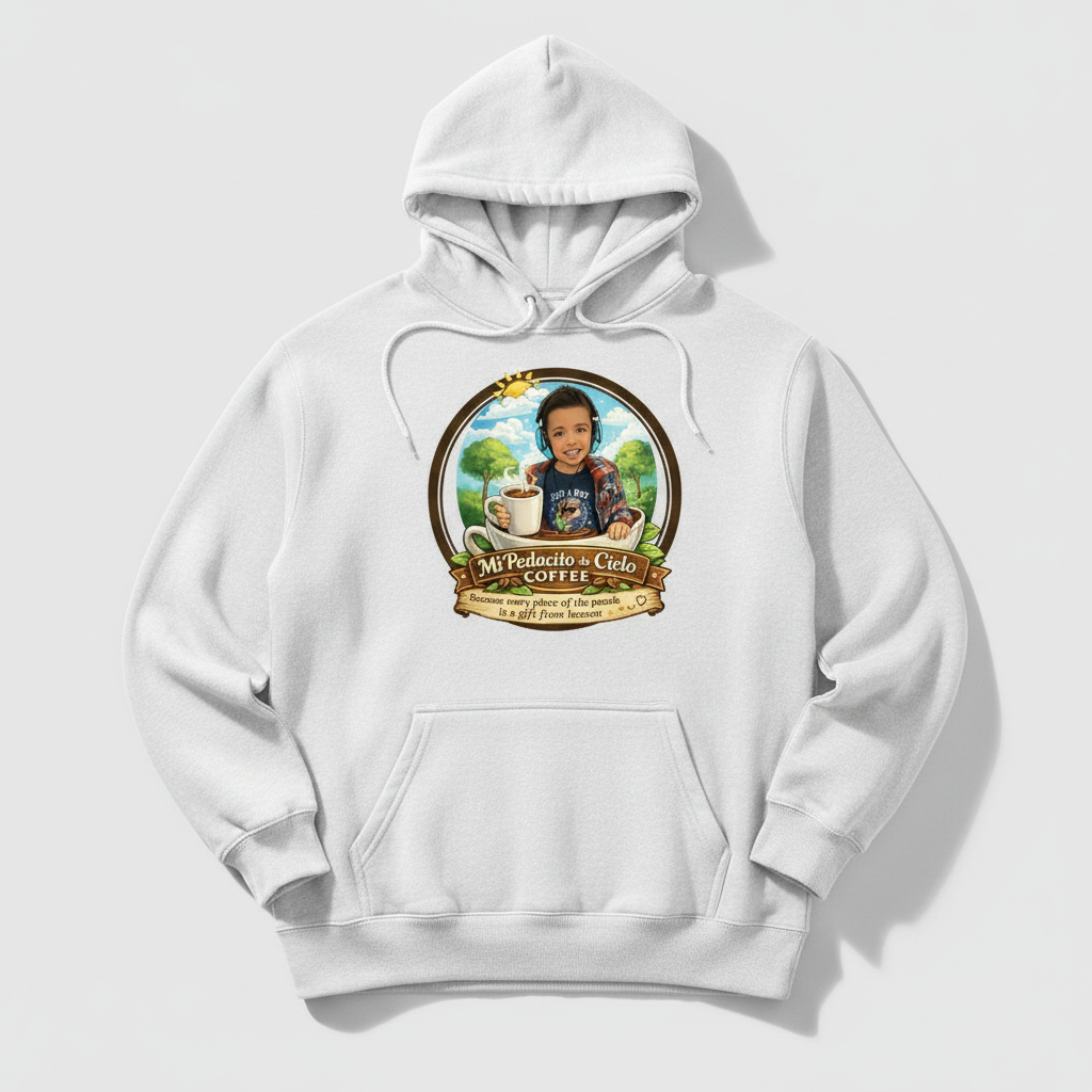 Unisex Garment-Dyed Hoodie - White
