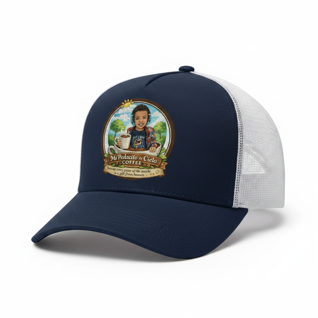 Trucker Cap - Navy/White/Navy