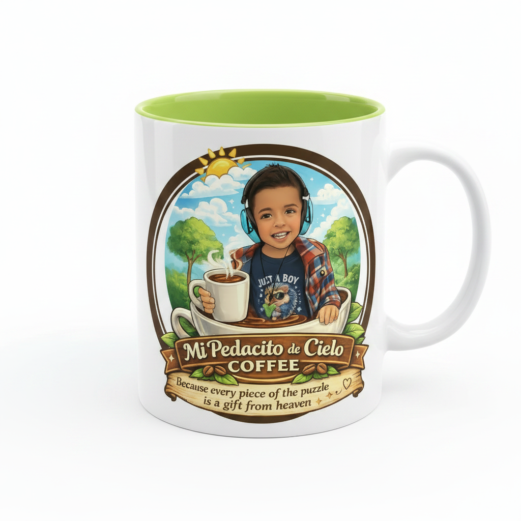 Mug with Color Inside - Green