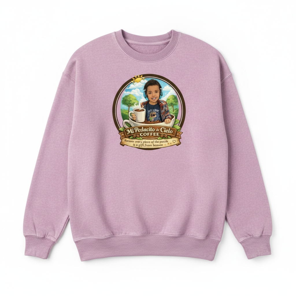 Unisex Garment-Dyed Sweatshirt - Orchid