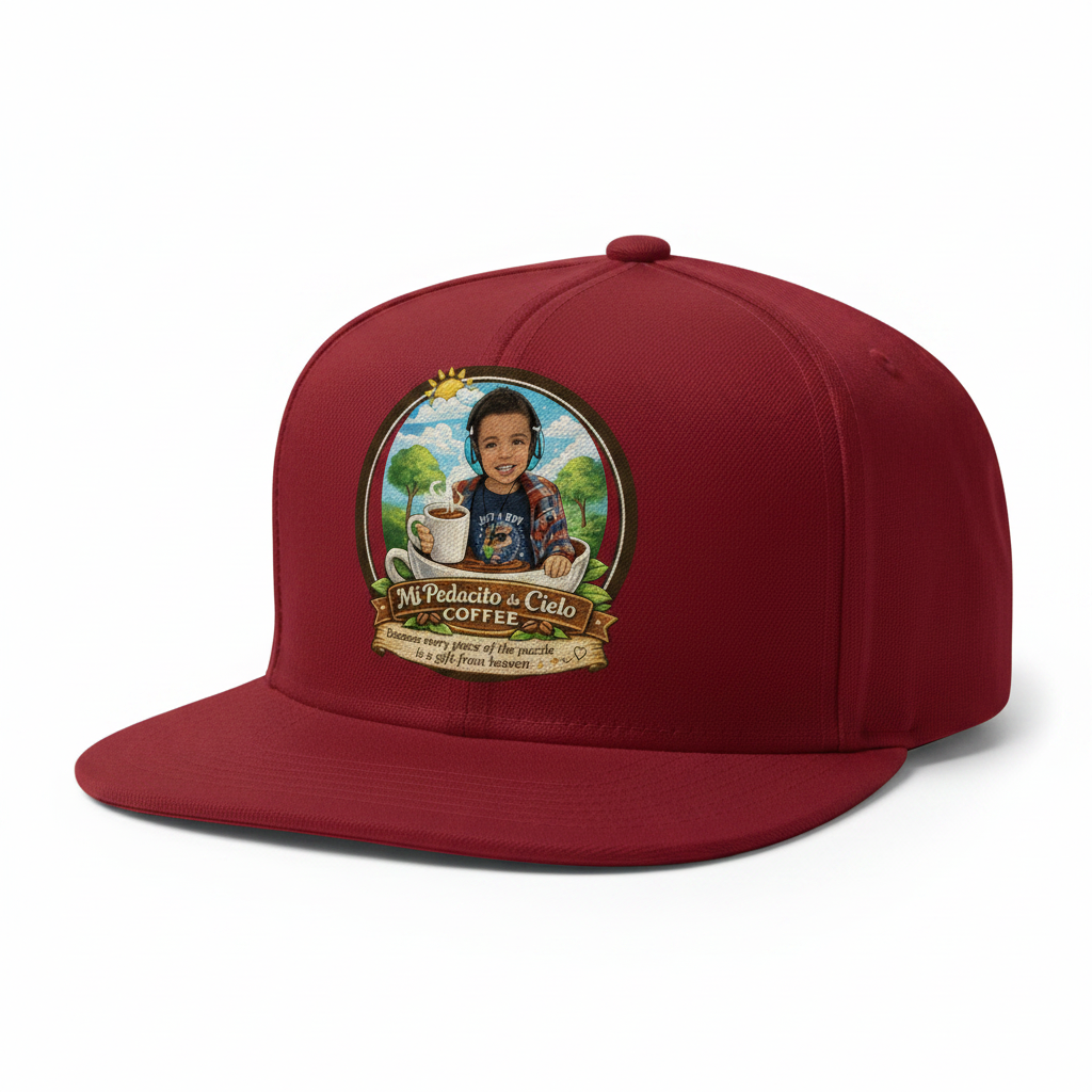 Flat Bill Cap - Red