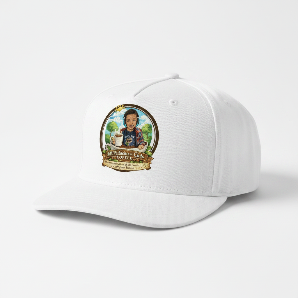 Flat Bill Cap - White