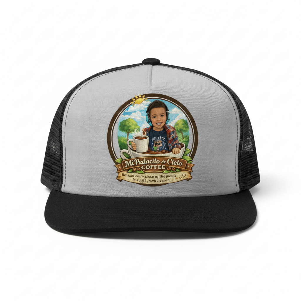 Snapback Hat - Gray/Black/Black