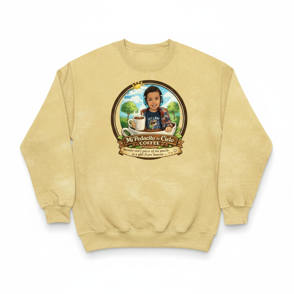 Unisex Garment-Dyed Sweatshirt - Butter