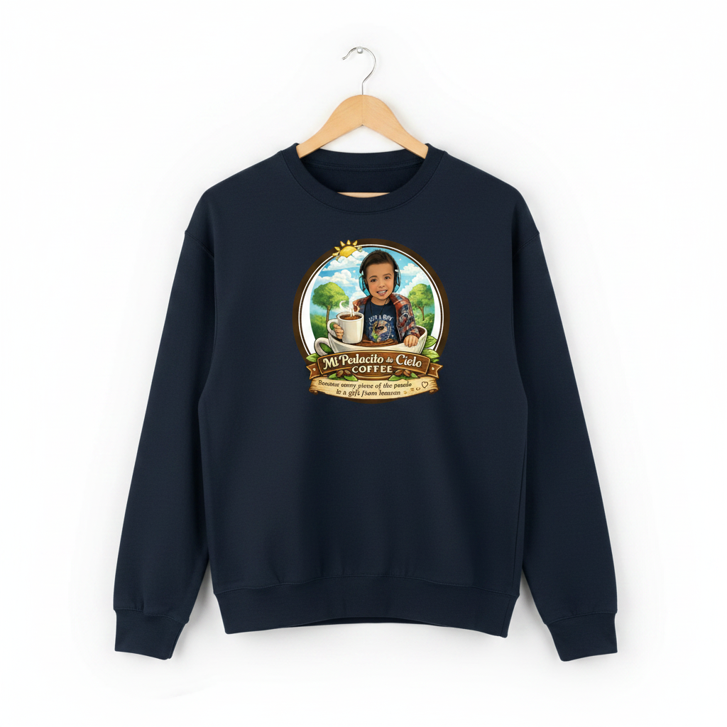 Unisex Organic Mid-Weight Sweatshirt - French Navy