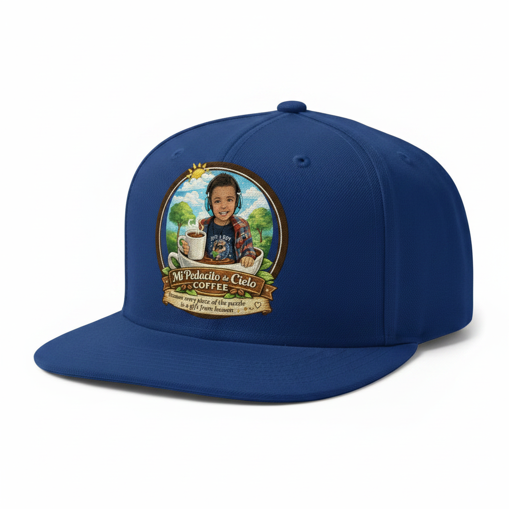 Flat Bill Cap - Royal Blue