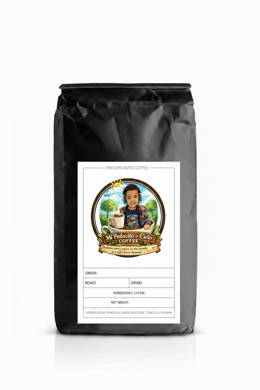 Mi Pedacito de Cielo Coffee Bag with New Logo